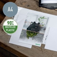 Insteekmap L-model Leitz Recycle A4 0.10mm PP transparant 25 stuks-1