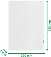 Insteekmap L-model Leitz Recycle A4 0.10mm PP transparant 25 stuks-6