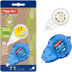 Correctietape Tipp-Ex easy refill ecolutions + refill 5mmx14m blister à 1+1