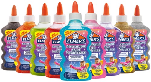 Kinderlijm Elmer's glitter zwart-6
