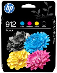 Inktcartridge HP 6ZC74AE 912 zwart + 3 kleuren