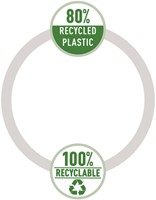 Dossiermap Leitz Recycle A4 3-kleps PP zwart-3