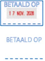 Woord-datumstempel Trodat Printy 4750 betaald op-2
