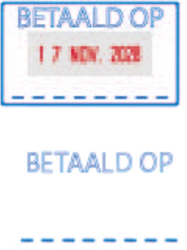 Woord-datumstempel Trodat Printy 4750 betaald op-2