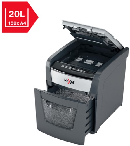 Papiervernietiger Rexel Optimum Auto+ 50X P4 snippers 4x28mm-4