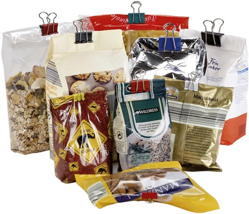 Papierklem MAUL 215 foldback 19mm capaciteit 7mm assorti 12 stuks-4