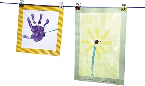 Papierklem MAUL 215 foldback 19mm capaciteit 7mm assorti 12 stuks-5