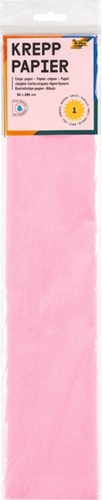 Crêpepapier Folia 50x250cm 10vel 119 lichtroze