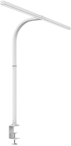 Bureaulamp Unilux Strata led tafelklem wit