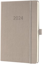 Sigel agenda 2024 - Jolie Inspire - A5 - 7dagen/2pagina's - spiraal -  glamourous | bol