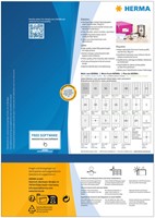 Etiket HERMA 10779 66x33.8mm wit 1920 stuks-2