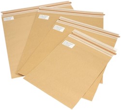 Sendbag verzendverpakking IEZZY 34/38 x 45cm bruin 200 stuks