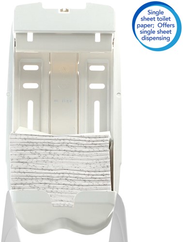 Toiletpapier Scott Control gevouwen 2-laags 110x186mm wit 8508-2