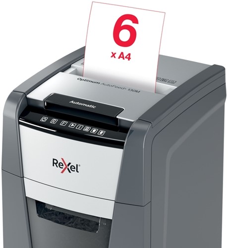 Papiervernietiger Rexel Optimum Auto+ 130M snippers 2x15mm-15