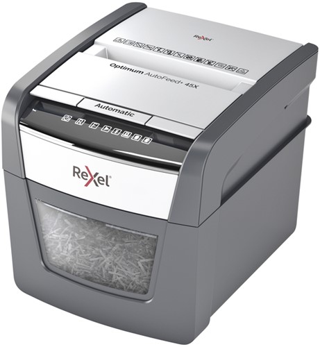 Papiervernietiger Rexel Optimum Auto+ 45X snippers 4x28mm-3