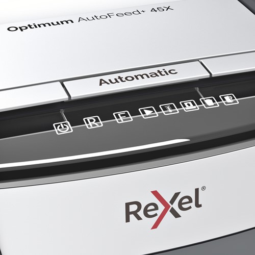 Papiervernietiger Rexel Optimum Auto+ 45X snippers 4x28mm-2