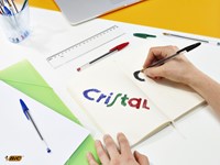 Balpen Bic Cristal medium blauw-1
