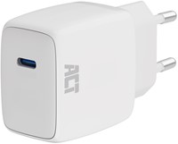 Oplader ACT 35w 1-poort usb c wit