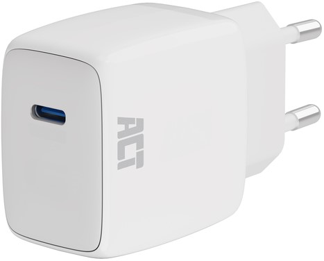 Oplader ACT 35w 1-poort usb c wit