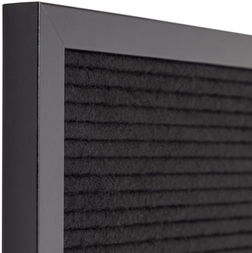Letterbord IEZZY 40x60cm zwart hout-3