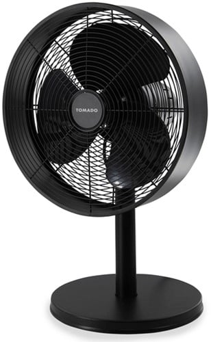 Tafelventilator Tomado Ø 35 cm retro zwart