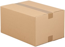 Amerikaanse vouwdoos IEZZY 150x110x110mm B-golf bruin