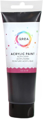 Zwarte acrylverf/allesverf potje 15 ml hobby/knutselmateriaal | - de online hobby winkel