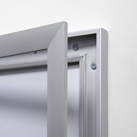Vitrinebord Quantore luxe 8x A4 B1 gecertificeerd zilver-1