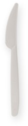 Mes IEZZY herbruikbaar PP 185mm 50 stuks wit