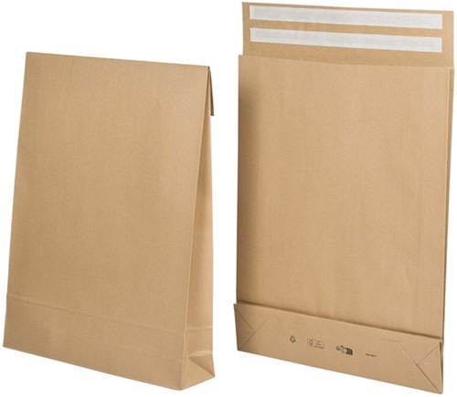 E-Commerce envelop IEZZY 350x450x120+100mm met retoursluiting br 200st