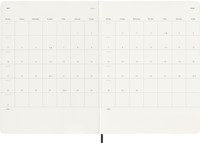Agenda 2027 Moleskine 18M Planner Weekly 7dagen/1pagina xl sc black-1