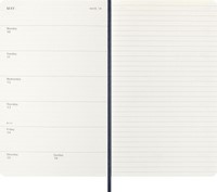 Agenda 2027 Moleskine 18M Planner Weekly 7dagen/1pagina large sc sapphire blue-3