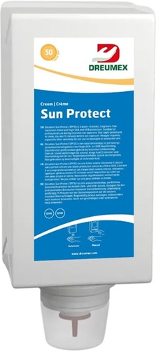 Zonnebrandcrèmedispenser Dreumex Sun Protect startpakket wit-3