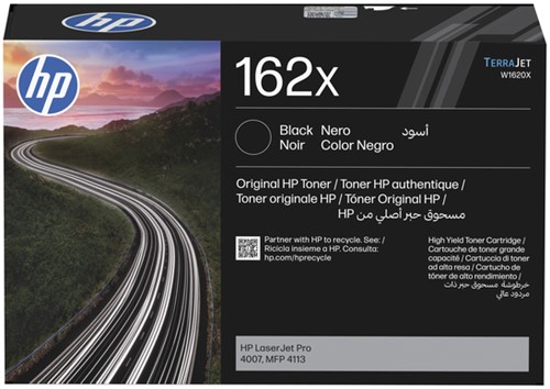 Tonercartridge HP W1620X 162X zwart