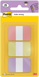 Indextabs Post-it  686-3SUN 25,4x38,1mm Strong, 36 tabs