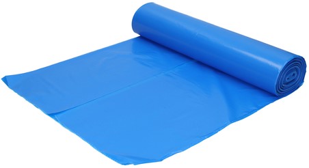Afvalzak Hynex 70x110cm LDPE recycled T100 120L blauw rol à 20 stuks-2