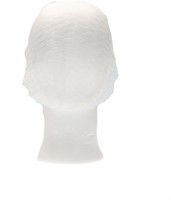 Haarnet CMT bouffant non-woven XL 58cm PP wit 100 stuks-3