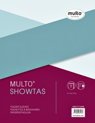 Showtas Multo A5 17-gaats PP 0.08mm nerf 10 stuks