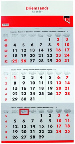 3-Maandskalender 2027 Quantore