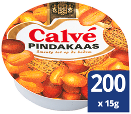 Pindakaas mono 200x15 gram Calvé