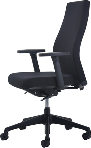 Bureaustoel Euroseats Torino zwart-2