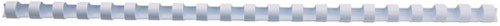 Bindrug GBC 12mm 21rings A4 wit 100 stuks-1