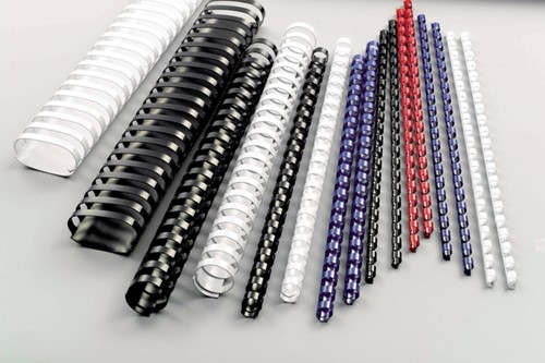 Bindrug GBC 19mm 21rings A4 zwart 100 stuks-3