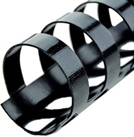 Bindrug GBC 19mm 21rings A4 zwart 100 stuks-1
