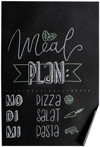 Krijtbord folie Folia 45x200cm incl 10 krijtjes zelfkl verwijderbaar-2