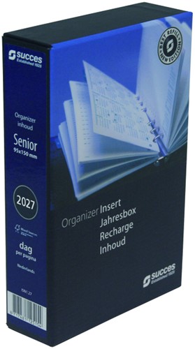 Agendavulling 2027 Succes Senior 1dag/1pagina