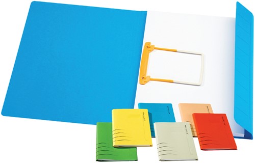 Clipmap Secolor A4 100% gerecycled karton 250gr blauw verpakt per 50 stuks-2