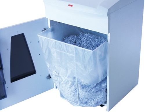 Papiervernietigerzak HSM 162x85cm 82 liter 100 stuks-2