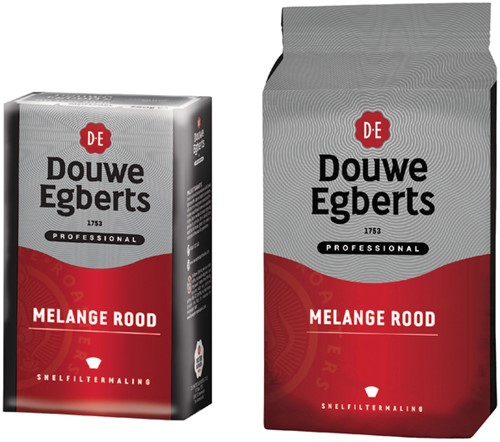 Koffie Douwe Egberts snelfiltermaling Roodmerk 6x 500gr-2