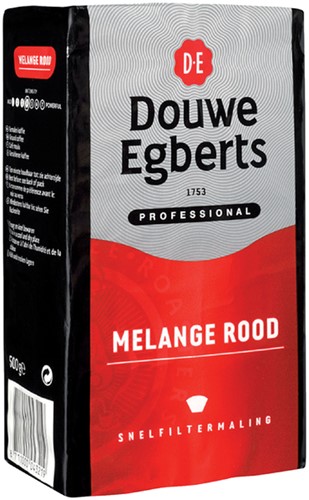Koffie Douwe Egberts snelfiltermaling Roodmerk 6x 500gr-1